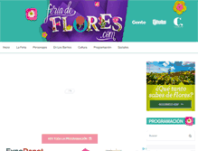 Tablet Screenshot of feriadeflores.com